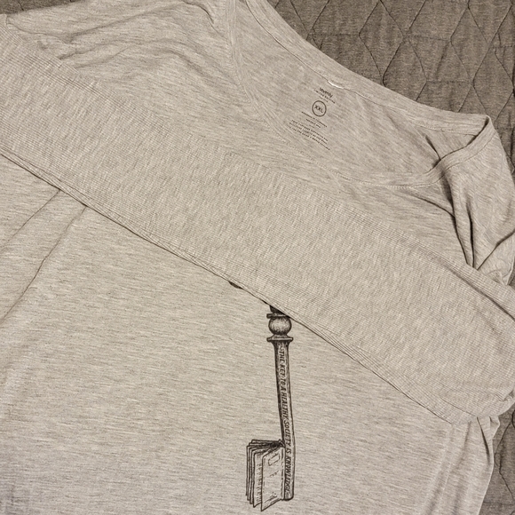 Sevenly Long Sleeve Slouch Gray Tee - Picture 4 of 4